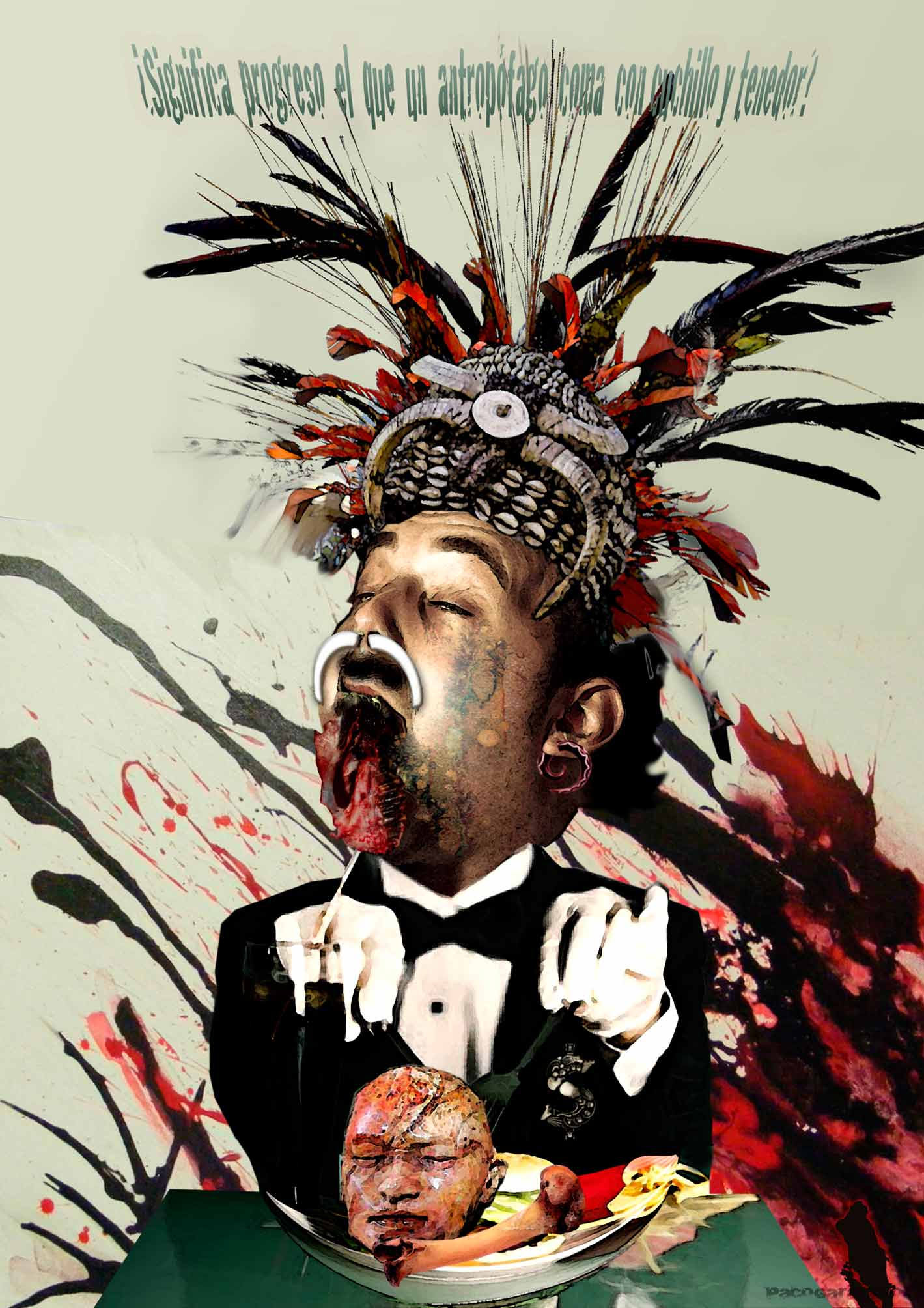 Significa progreso el que un antropófago coma con cuchillo y tenedor Significa progreso el que un antropófago coma con cuchillo y tenedor